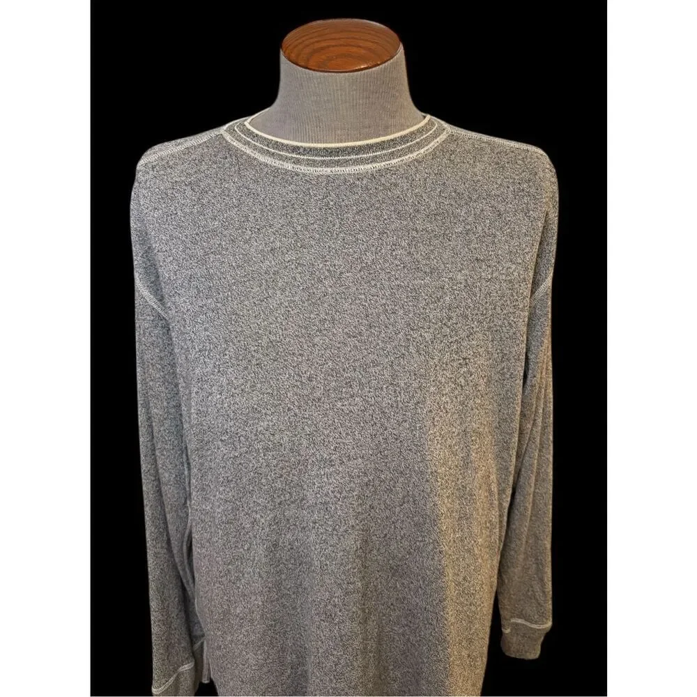 Polo Ralph Lauren Sweater Sz. XXL Long Sleeve Pullover Gray/Cream